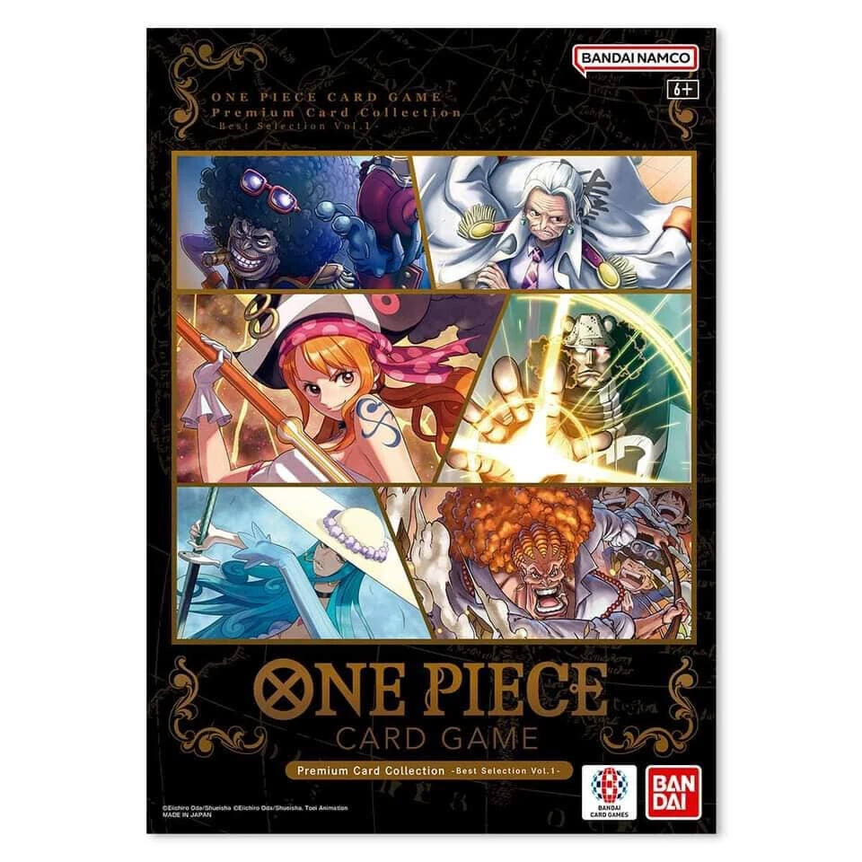 Bandai GCC One Piece Premium Card Collection Best Selection Vol.1 - 12 Carte e Booklet