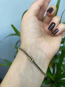 Women's Tennis Bracelet 5 Ct Round Lab Created Diamond 14K Yellow Gold Plated - Picture 1 of 5