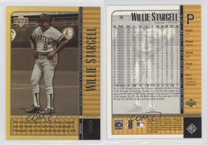 2000 Legends Commemorative Collection Gold Missing Serial Number Willie Stargell