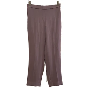 THEORY Mauve Crepe Elastic Waist Dress Pants Sz 2 - Picture 1 of 3