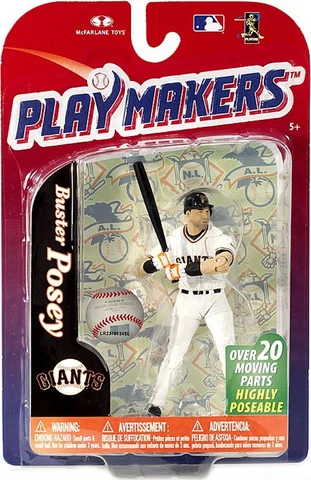 Buster Posey San Francisco Giants MLB Playmakers Figure NIB 2012 McFarlane Toys Cover