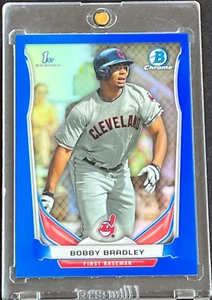 Bowman 2014 cromo - refractor azul - Bobby Bradley (RC) #CDP86 #'d (366/399) - Imagen 1 de 3