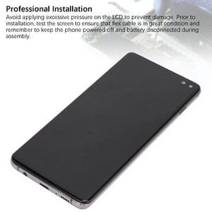 Grey Screen Replacement For Galaxy S10 Plus Phone Original LCD Display Touch New - Photo 1 sur 12