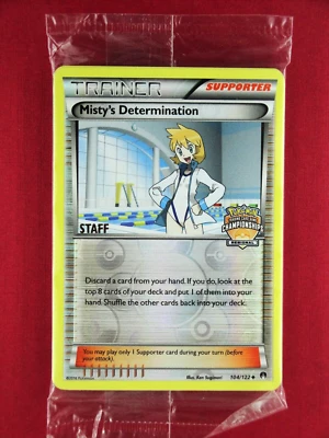 💥STAFF MISTY'S DETERMIN💥 Promoción Pokémon Regional | PACK SELLADO DE 10 CARTAS | Foto 1 de 4