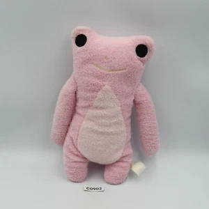 Peluche rana rosa Shinada Company C0902-A 7" Fumofumo san bambola giocattolo Giappone - Foto 1 di 6