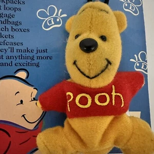 Winnie The Pooh 3" Backpack Zipper Pull Plush Never Used NWT Disney Easter Gift - Picture 1 of 7