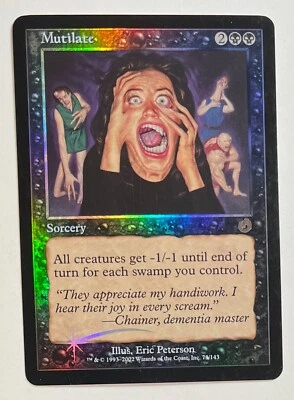 MTG MUTILATE (FOIL) Torment (OldManMTG 003-694) - Image 1 of 2