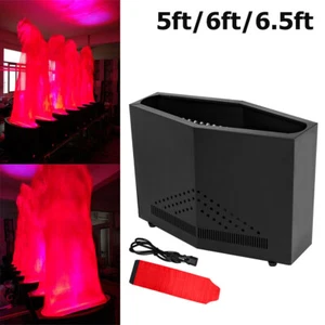 Red + Blue 36LED Fake Fire Light DMX Stage DJ 3D Fake Flame Light Lamp Effect - Picture 1 of 45