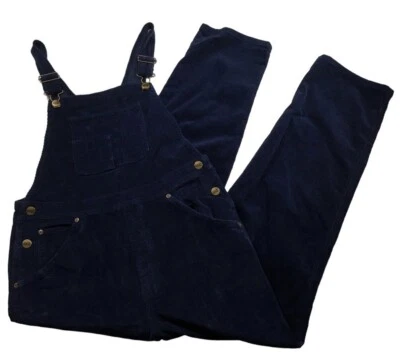 L.L. Mono largo de algodón pana azul talla 16 Bean para niña usado en excelente estado Foto 1 de 4