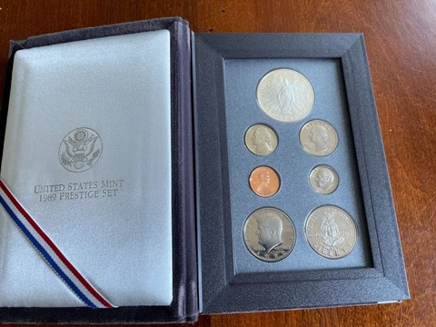 1989 US Mint Prestige Proof Set. No box or COA Cover