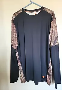 Energy Zone Black & Camouflage Inset DRI-fit Loose Fit T-Shirt Size XL - Bild 1 von 3