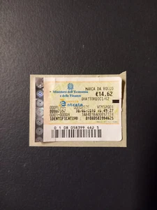 MARCA DA BOLLO TELEMATICA € 14,62 anno 2010 VALIDA SENZA ANNULLO - Foto 1 di 1