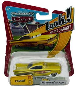 Disney Cars AMARILLO RAMONE LENTICULAR My Eyes Change 1:55 Diecast ¡ENVÍO GRATUITO! - Imagen 1 de 1