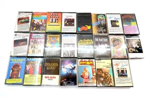 23 Vintage Oldies, Rock, R&B Music Cassette Tapes ~ Nice Mixed Lot  - Picture 1 of 16