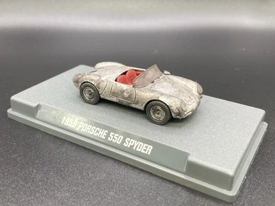 Porsche 550 Spyder 1955 desgastado personalizado 1/64 diecast granero encontrar estilo Majorette Foto 1 de 4
