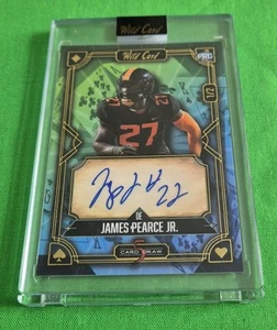 James Pearce Jr 2024 Wild Card 5 Card Draw Auto PRC Falcons 1st Rd Draft Pick /2 - Picture 1 of 7