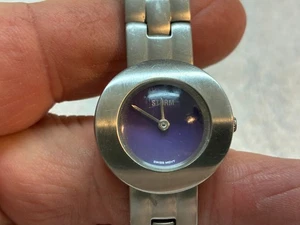 Damen Vintage Storm Odessy Uhr blaues Zifferblatt Schweizer Uhrwerk ungetestet "WIE BESEHEN" - Bild 1 von 5