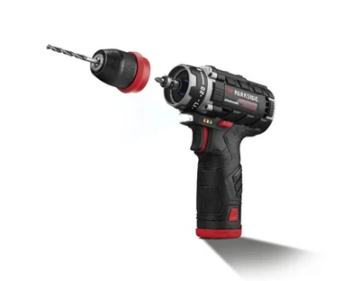 PARKSIDE 12V/2Ah Akku-Bohrschrauber-Set »PBSPA 12 E4« Akkus&Ladegerät *B-Ware - Bild 1 von 4