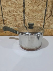 revere ware casseruola 3 qt fondo rame - Foto 1 di 5