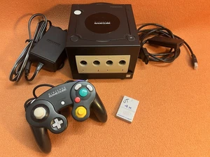 Lotto bundle controller console Nintendo GameCube Jet Black OEM DOL-001 - Foto 1 di 11
