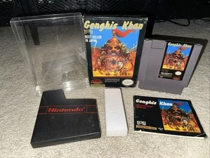 Genghis Khan - Videojuego de Estrategia Nintendo NES KOEI - Completo En Caja CIB - Imagen 1 de 7