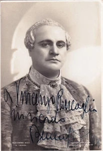 XX501-MUSICA-LIRICA AUTOGRAFO BENIAMINO GIGLI - Picture 1 of 1