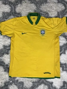 Nike National Brasilien Trikot Ronaldinho 2006/2007 Gelb Home Größe L - Bild 1 von 11