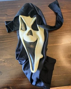 Fearsome Faces Happy Ghost Fun World Div Mask Gen 2 Glow Scream Ghost Face READ - Picture 1 of 5
