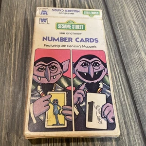 Vintage 1978 Muppets Zahlenkarten Sesamstraße 28 Karten fehlen 2 - Bild 1 von 23