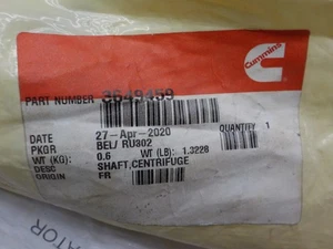 Cummins 3649459 Shaft, Centrifuge Shaft, Genuine Cummins Part. - Picture 1 of 9