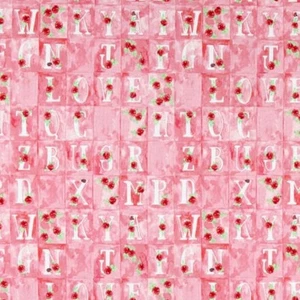 USA Cotton Windham Fabrics Love Letters 110×45cm - Picture 1 of 3