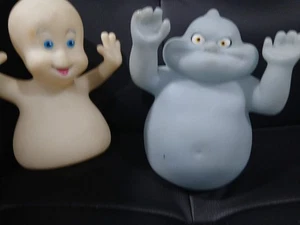 2 Vintage 1995 CASPER Movie "Stinkie Fatso Glow-in-the-Dark Figur Ghost Vinyl - Bild 1 von 19