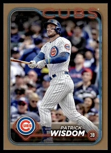 2024 Topps Series 1 Gold Patrick Wisdom 1063/2024 Chicago Cubs #328 - Bild 1 von 2