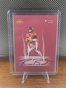 2024 ONIT Athlete Rocco Becht Nine Series Smoke Auto /9 - Picture 1 of 2