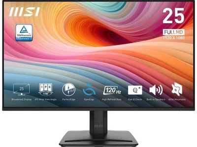MSI PRO MP251 E2 Gaming Monitor 24.5" IPS 1920 x 1080 (FHD), 120Hz, - Image 1 of 4