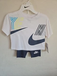 Nike Jorda Girls Tempo Dri-Fit Short Sets Bike, Skort Sets Size 4 XS 3-4 years  - Picture 1 of 10