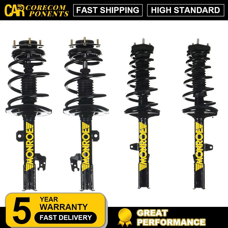 Monroe puntal delantero trasero y muelle helicoidal para Toyota Venza 2009 2010 2011 2012 Foto 1 de 1