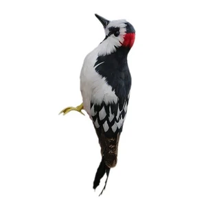 Realistische Künstliche Feder-Tier-Specht-Gartenfigur-Dekoration - Bild 1 von 4