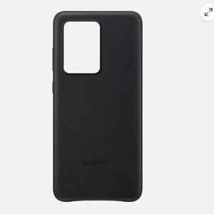 Custodia posteriore in pelle Samsung per Samsung Galaxy S20 Ultra 5G - nero - Foto 1 di 1