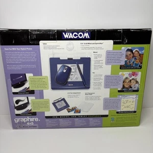 Wacom Graphire 4 USB Tablet Mouse Pen Holder 4x5 Digital Photo Edit CTE 440B - Picture 1 of 12