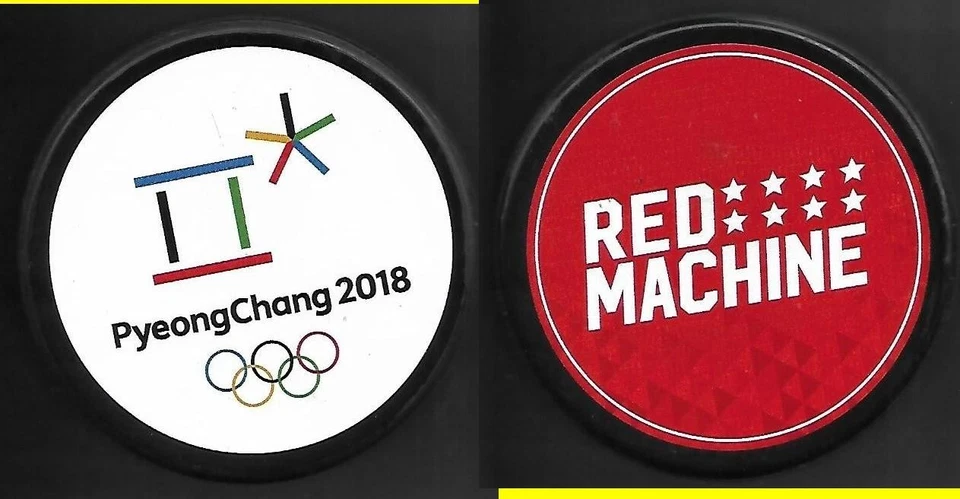 Eishockey Puck  IIHF OLYMPIA 2018 PYEONG CHANG        DEL NHL - Bild 1 von 1