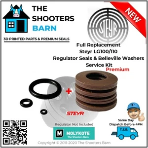 Kit de servicio de sellos reguladores premium y lavadoras Belleville se adapta a Steyr LG100/LG110 - Imagen 1 de 13