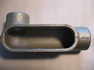 Crouse Hinds LL37 Eisenlegierung 1" GEWINDEROHRKÖRPER MIT DECKEL UND DICHTUNG - Bild 1 von 4