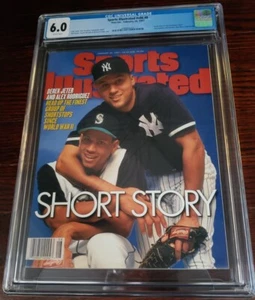 Derek Jeter and Alex Rodriguez Sports Illustrated CGC 6.0 2/24/97 Newsstand - Picture 1 of 1