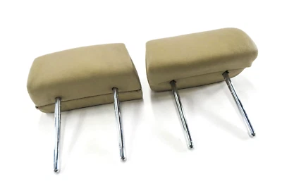 2012 BMW X5 (E70) REAR 2nd SECOND ROW SEAT LEFT & RIGHT HEADREST SET (BEIGE) - Image 1 of 4