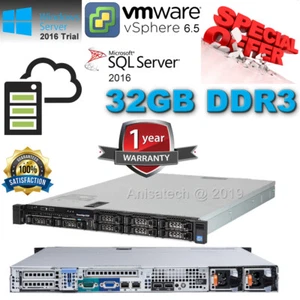 Dell PowerEdge R320 Xeon-E5-2420 v2 2,70 GHz Turbo 32 Go DDR3 H710 4 x 600 Go SAS 10K - Photo 1/3