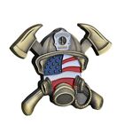 Challenge Collection 1 pièce hache à feu pièce drapeau américain pompier cadeau commémoratif