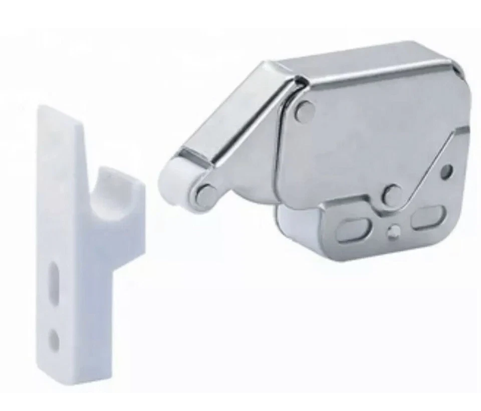 SPRING LOADED PUSH TO OPEN CATCH Cupboard Cabinet Touch Release Mini Tip Door - Image 1 of 1