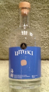 Rare 750 ml. of Clear empty bottle "Umiki" - Picture 1 of 8