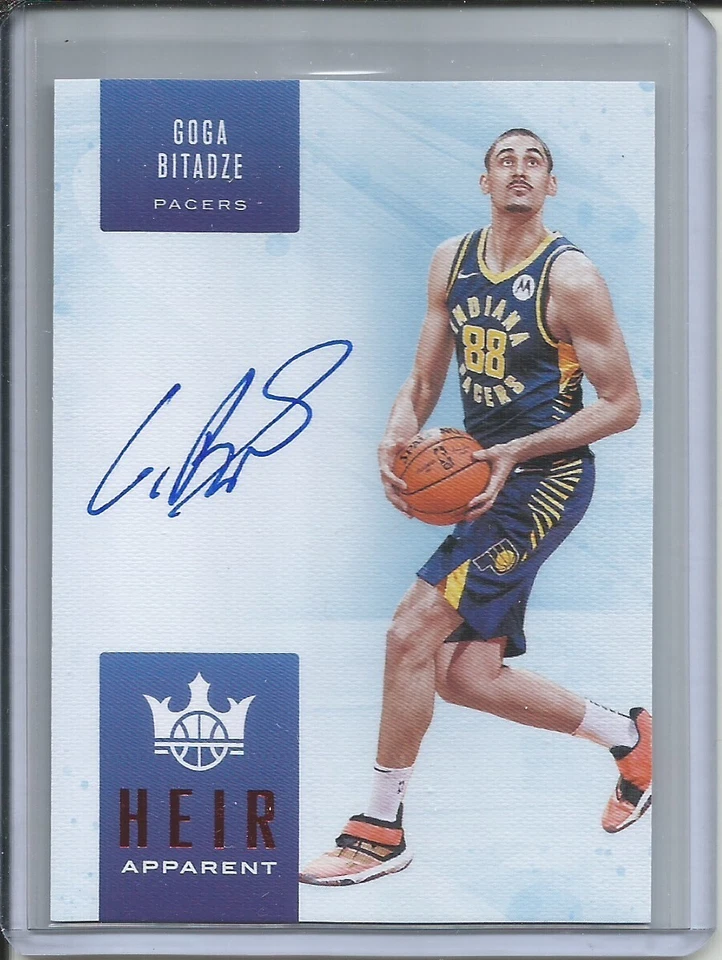 GOGA BITADZE 2019-20 PANINI COURT KINGS HEIR APPARENT ON CARD AUTO /99 ROOKIE RC - Image 1 of 1